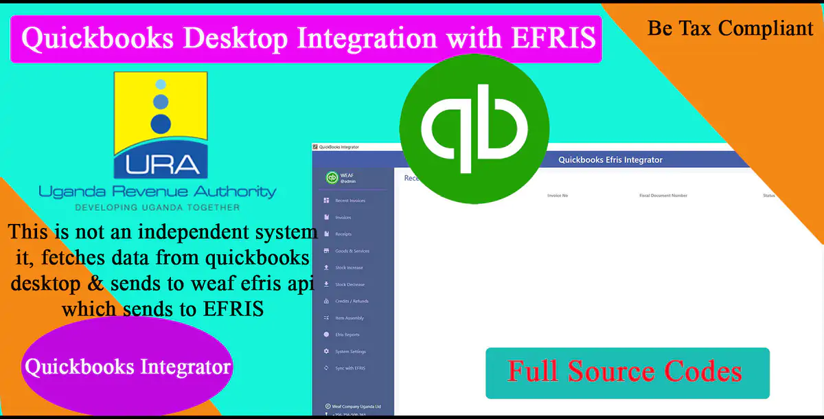 Quickbooks Desktop Integrator - EFRIS API