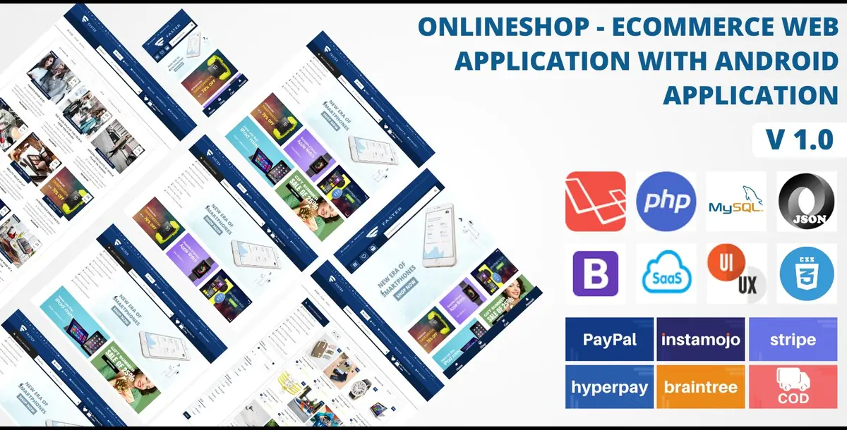 Online Shop - Ecommerce Web And Android App