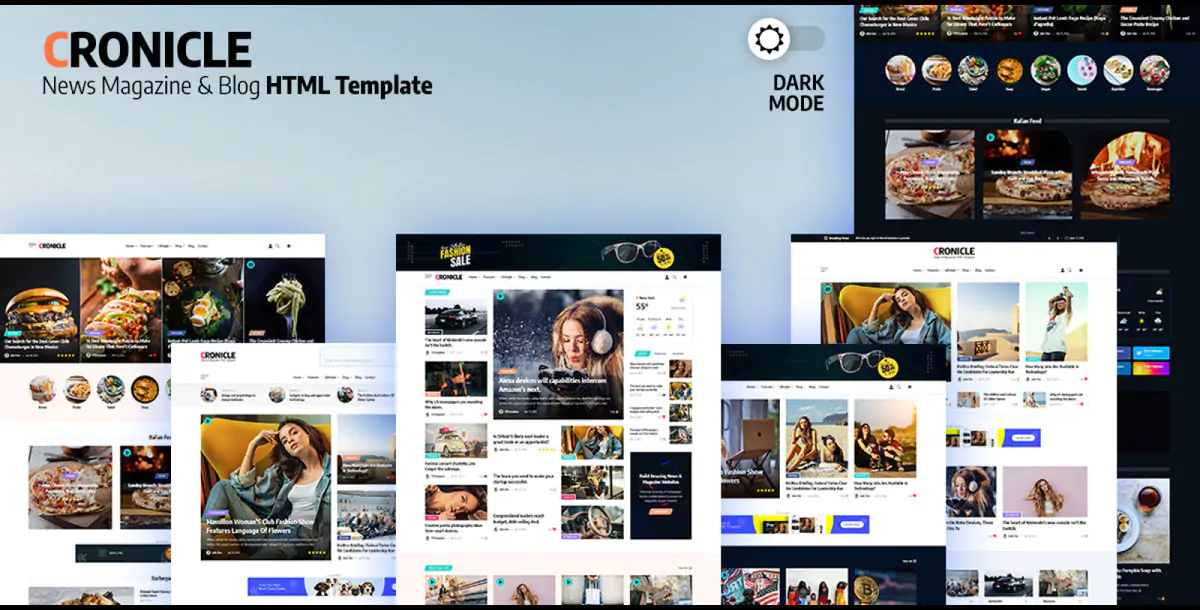 Cronicle - Magazine HTML Template